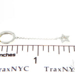 Moon and Star Diamond Earrings Necklace Set 45207 - Image 18