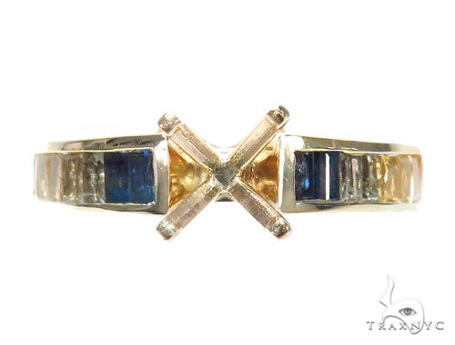 Multi Color Diamond Semi Mount Ring 41584 - Image 2