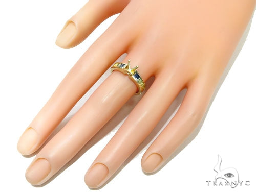 Multi Color Diamond Semi Mount Ring 41584 - Image 8