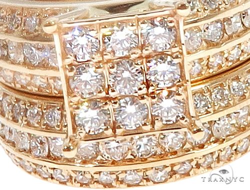 14k Yellow Gold Wedding Set 11242 - Image 3