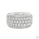 Natural Diamond Eternity 12mm Wide Band 70328 - Image 1