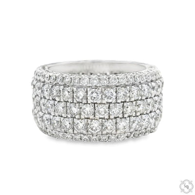 Natural Diamond Eternity 12mm Wide Band 70328 - Image 1