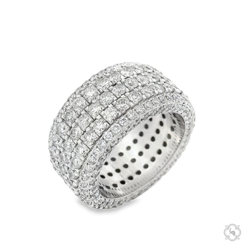 Natural Diamond Eternity 12mm Wide Band 70328 - Image 3