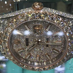 New Model Fully Iced Rolex Datejust 41mm Steel and 18K Everose Gold Jubilee Men's Watch 63895 - Image 5