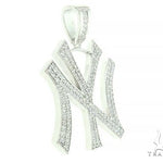 New York Yankee Diamond Pendant 65859 - Image 2