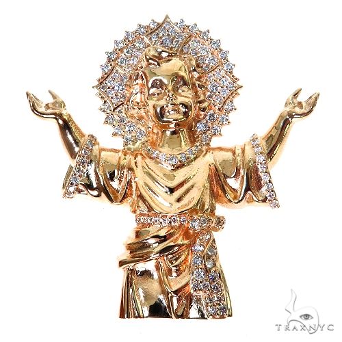 Nino Divino Diamond Jesus Pendant 67656 - Image 1