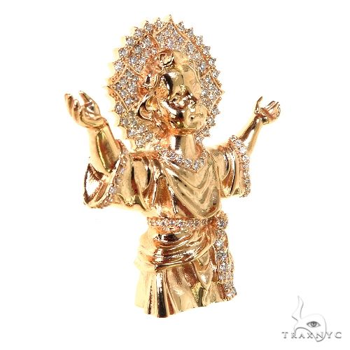 Nino Divino Diamond Jesus Pendant 67656 - Image 2