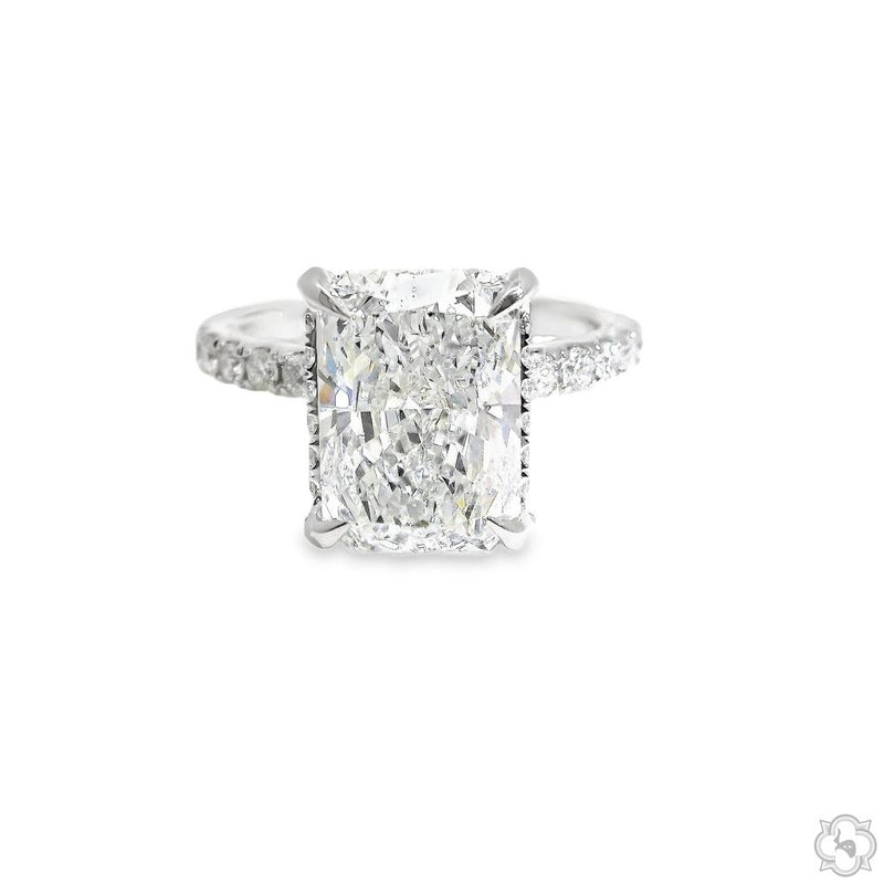 Nova 4ct Radiant Engagement Ring 70590 - Image 1