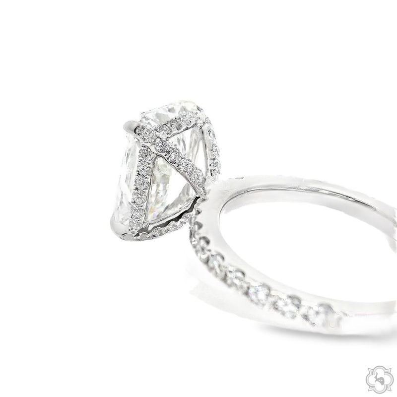 Nova 4ct Radiant Engagement Ring 70590 - Image 4