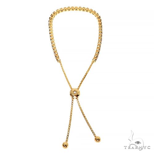 Ocean Blue Adjustable Sapphire Tennis Bracelet 67403 - Image 3