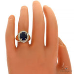 Oceanic Elegance Sapphire Ring 69627 - Image 6