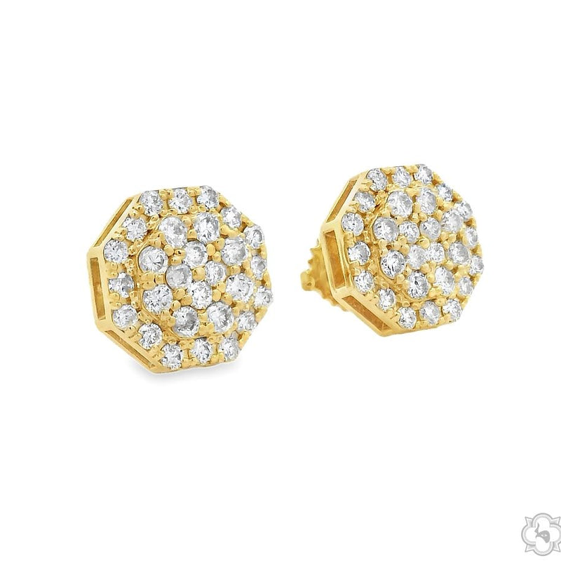 OctaGlow Diamond Cluster Earrings 70410 - Image 2