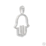 Outline Diamond Hamsa Pendant 70799 - Image 2