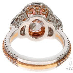 Oval Cut Fancy Pink Diamond Halo Engagement Ring 64567 - Image 7