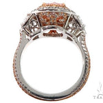 Oval Cut Fancy Pink Diamond Halo Engagement Ring 64567 - Image 8