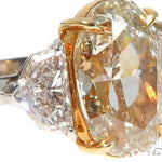 Oval Diamond Engagement Ring 64521 - Image 3