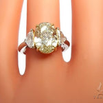 Oval Diamond Engagement Ring 64521 - Image 9
