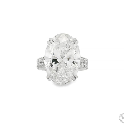 Oval Diamond Engagement Ring 70522 - Image 1