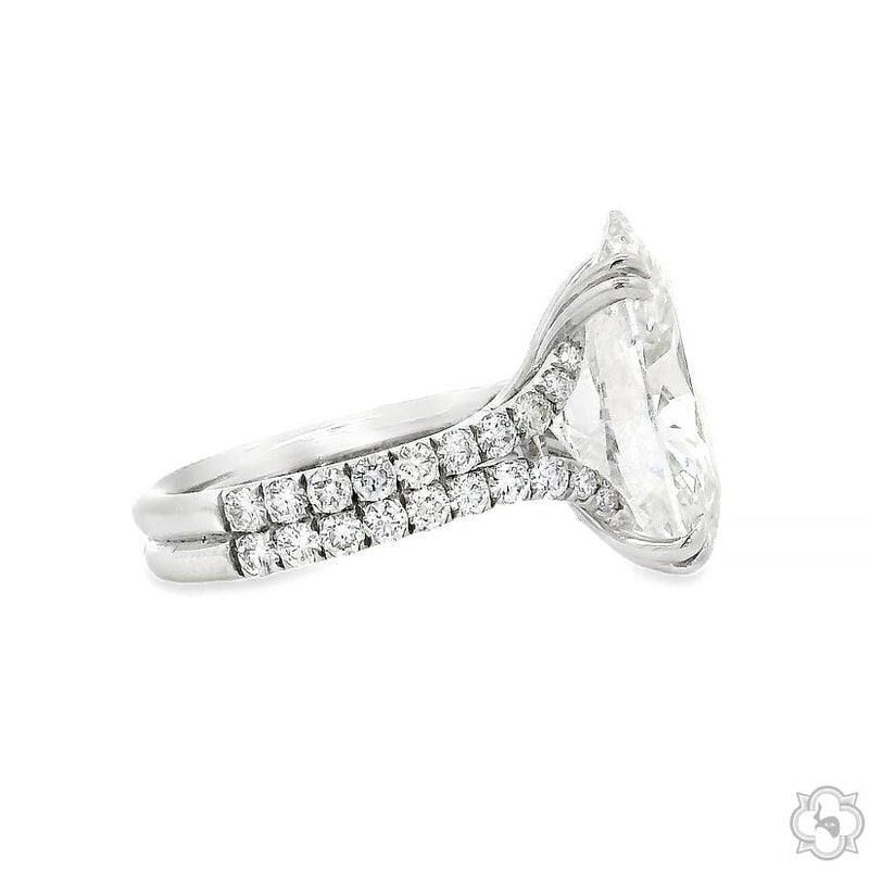 Oval Diamond Engagement Ring 70522 - Image 3