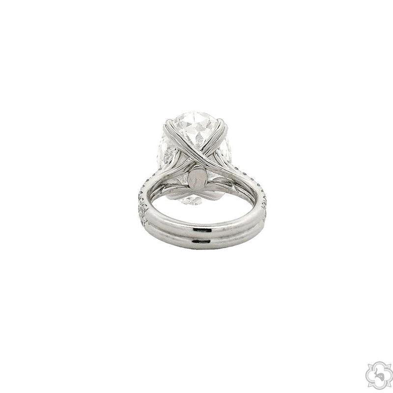 Oval Diamond Engagement Ring 70522 - Image 4