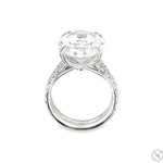 Oval Diamond Engagement Ring 70522 - Image 5