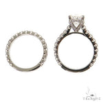 Oval Diamond Engagment Ring Set 68834 - Image 5