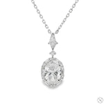 Oval Diamond Necklace 70754 - Image 1