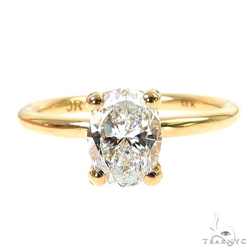 Oval Shape Diamond Engagement Ring 68837 - Image 1