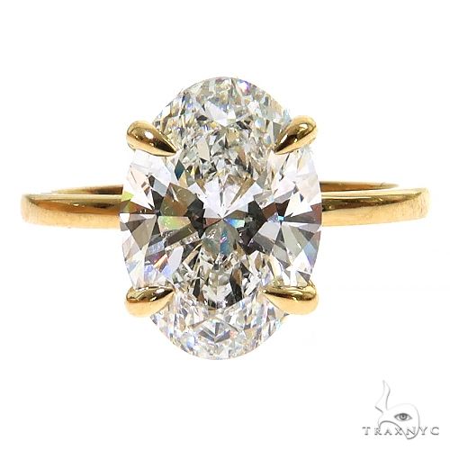 Oval Shape Diamond Engagement Ring 68838 - Image 1