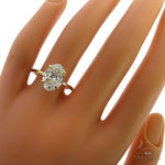 Oval Shape Diamond Engagement Ring 68838 - Image 7