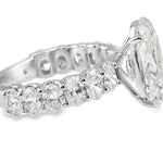 Oval Shape Diamond Engagement Ring 70617 - Image 3
