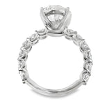 Oval Shape Diamond Engagement Ring 70617 - Image 4