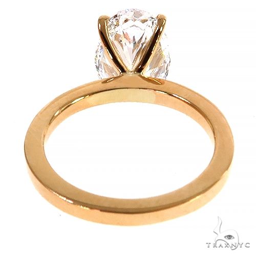 Oval Shape Diamond Engagement Ring (Lab) 68285 - Image 4