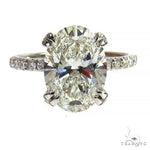 Oval Shape Diamond Engagement Ring (Lab) 68286 - Image 1