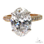 Oval Shape Diamond Engagement Ring (Lab) 68363 - Image 1