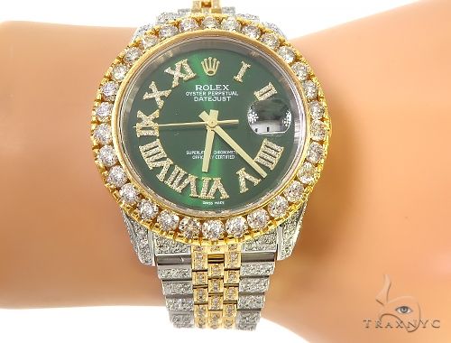 Oyster Perpetual DATEJUST Diamond Rolex Watch 65472 - Image 9