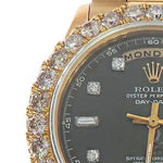 Oyster Perpetual Day-Date 36mm Diamond Rolex President Watch 65610 - Image 2