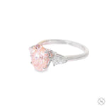 Pink Satori Engagement Ring 70655 - Image 4