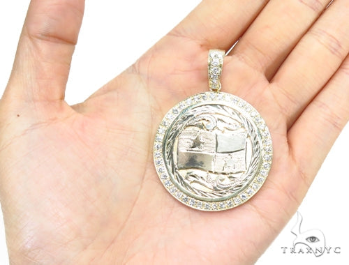 Panama Flag Diamond Pendant 42917 - Image 5