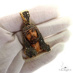 Passion Champagne Diamond Jesus Head 68673 - Image 7