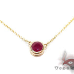 Passion Yellow Gold Ruby Necklace 26704 - Image 2