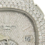 Patek Philippe Nautilus Chronograph Diamond Stainless Steel Watch 58638 - Image 4