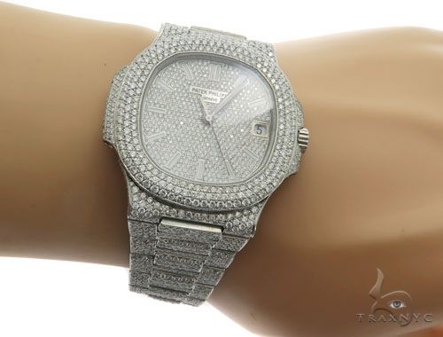 Patek Philippe Nautilus Diamond Stainless Steel Watch 58639 - Image 14