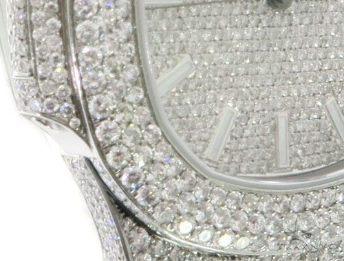 Patek Philippe Nautilus Diamond Stainless Steel Watch 58639 - Image 6