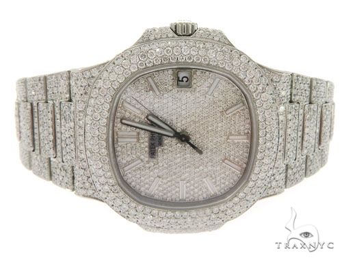 Patek Philippe Nautilus Diamond Stainless Steel Watch 58639 - Image 7