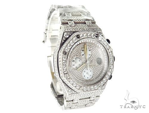 Pave Diamond Audemars Piguet Watch 42348 - Image 3