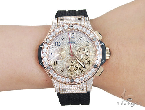 Pave Diamond Hublot Watch 42351 - Image 12