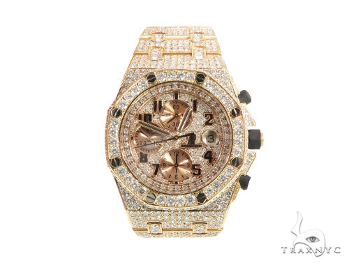 Pave Diamond Audemars Piguet Watch 49105 - Image 2