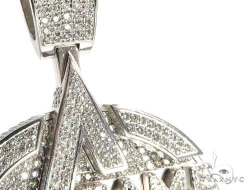 Pave Diamond Custom Made Gas Game Pendant 64003 - Image 4