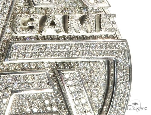Pave Diamond Custom Made Gas Game Pendant 64003 - Image 5